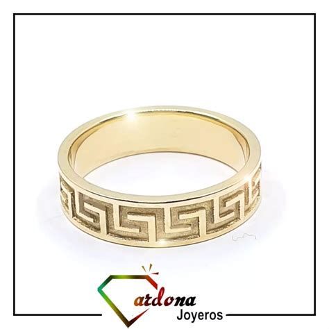 anillo versace oro